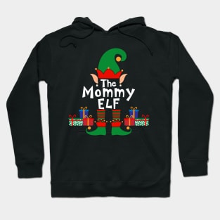 Funny Family Matching Christmas Mommy Elf Hoodie